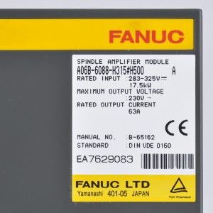 Fanuc ډرایو A06B-6088-H345#H500 Fanuc سرو امپلیفیر موډل A06B-6088-H315#H500 A06B-6088-H322#H500 A06B-6088-H326#H500 A0803H-326#H500