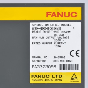 Fanuc driver A06B-6088-H345#H500 Fanuc servoförstärkarmodul A06B-6088-H315#H500 A06B-6088-H322#H500 A06B-6088-H326#H500 A06B-6008#86B-6008