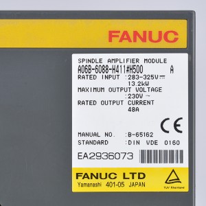 Fa'ato'a e Fanuc A06B-6088-H426#H500 Fanuc servo amplifier moudle A06B-6088-H422#H500 A06B-6088-H415#H500 A06B-6088-H411#H500