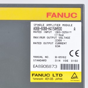 Fanuc drayverlari A06B-6088-H426#H500 Fanuc servo kuchaytirgich moduli A06B-6088-H422#H500 A06B-6088-H415#H500 A06B-6088-H411#H500