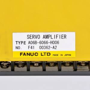 Fanuc ड्राइव A06B-6066-H006 डिस्चार्ज रेसिस्टर Fanuc सर्वो एम्पलीफायर यूनिट मौडल