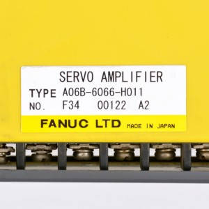 تقوم Fanuc بتشغيل A06B-6066-H011 وحدة مضخم الصوت Fanuc المؤازرة
