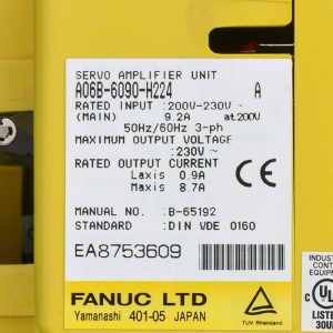 Fanuc yana fitar da A06B-6090-H224 Fanuc servo amplifier unit moudle