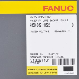 Fanuc ڈرائیوز A06B-6091-H002 Fanuc سرو ایمپلیفائر A06B-6091-H020 پاور فیل بیک اپ موڈل