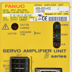 Приводи Fanuc A06B-6093-H102 Блок сервопідсилювача Fanuc A06B-6093-H104