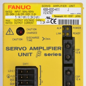 Fanuc wuxuu wadaa A06B-6093-H111 Fanuc servo amplifier unit A06B-6093-H119