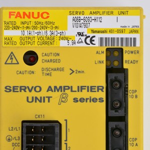 Fanuc aciona A06B-6093-H112 Unidade servo amplificador Fanuc