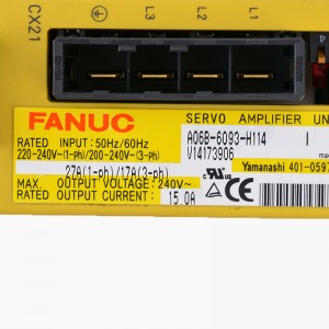 Anatoa za Fanuc A06B-6093-H114 Kitengo cha amplifier cha Fanuc servo