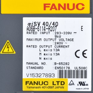 Fanuc pogoni A06B-6114-H207 Fanuc aisv40/40