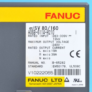 Fanuc дискілері A06B-6114-H210 Fanuc aisv80/160