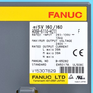 Fanuc drive A06B-6114-H211 Fanuc aisv160/160