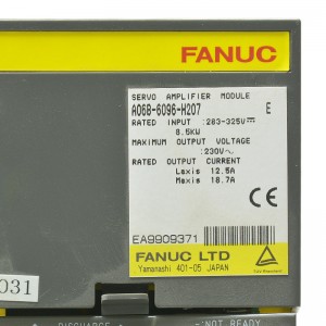 Fanuc ajaa A06B-6096-H207 Fanuc servovahvistinmoduulia