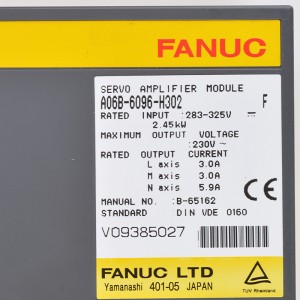 Fanuc ڊرائيو A06B-6096-H302 Fanuc servo amplifier moudle