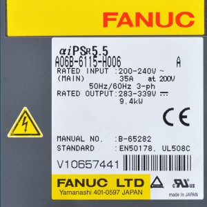 Fanuc drive A06B-6115-H006 modul suplai kakuatan Fanuc