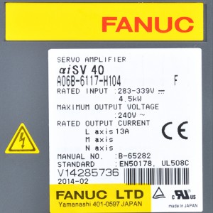 Fanuc inotyaira A06B-6117-H104 Fanuc aisv40