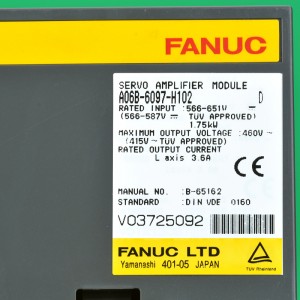 Fanuc хөтчүүд A06B-6097-H102 Fanuc серво өсгөгчийн модуль A06B-6097-H103
