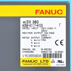 Fanuc A06B-6117-H109 Fanuc aisv360 . चलाता है