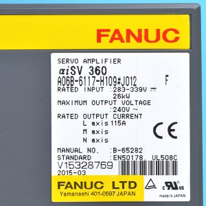 Fanuc sürücüləri A06B-6117-H109#J012 Fanuc aisv360