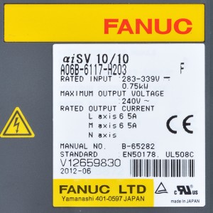 Pohony Fanuc A06B-6117-H203 Fanuc aisv 10/10