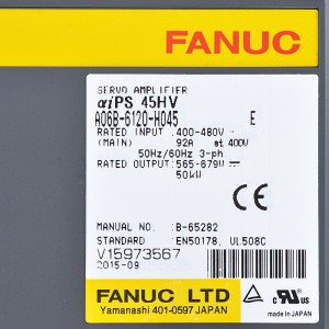 Fanuc 드라이브 A06B-6120-H045 Fanuc aips 45HV
