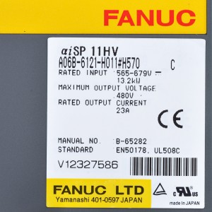 Fanuc A06B-6121-H011 # H570 Fanuc aisp 11HV sürýär