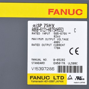 Fanuc 드라이브 A06B-6121-H075#H553 Fanuc aisp 75HV