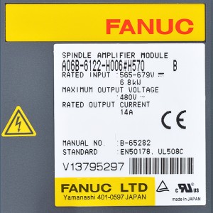 [Göçüriň] Fanuc A06B-6122-H006 # H553 Fanuc şpil güýçlendiriji modulyny sürýär