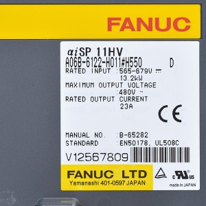 [Көчүрүү] [Көчүрүү] Fanuc дисктери A06B-6122-H006#H553 Fanuc шпинделдик күчөткүч модулу