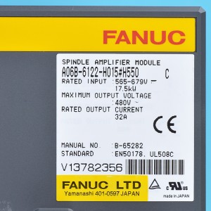 Fanuc kondui A06B-6122-H015#H550 Fanuc modil anplifikatè spindle