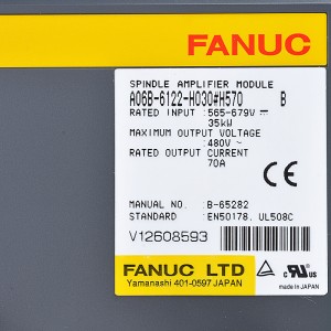Fanuc ډرایو A06B-6122-H030#H570 Fanuc سپینډل امپلیفیر ماډل