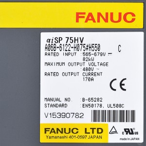 Fanuc veturas A06B-6122-H075#H550 Fanuc aisp75HV