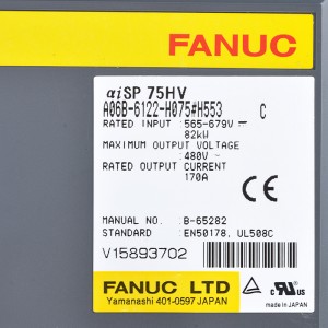 Fanuc ड्राइव A06B-6122-H075#H553 Fanuc aisp75HV