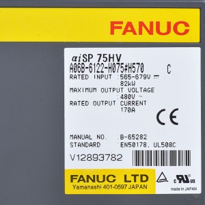 Fanuc drive A06B-6122-H075#H570 Fanuc aisp75HV