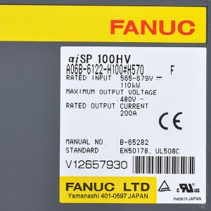 Fanuc drive A06B-6122-H100#H570 Fanuc aisp100HV