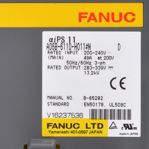 Fanuc ड्राइभ A06B-6110-H011#N Fanuc αiPS 11 fanuc पावर सप्लाई A06B-6110-H011