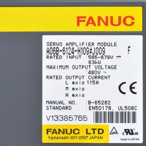 Fanuc 드라이브 A06B-6124-H109#J009 Fanuc 서보 증폭기 모듈