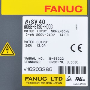 Fanuc ડ્રાઇવ A06B-6130-H003 Fanuc biSV 40 સર્વો
