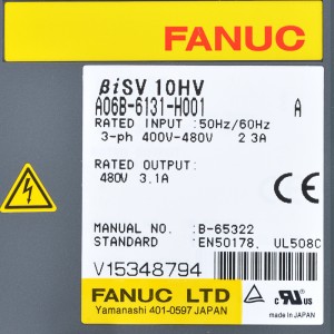 Fanuc A06B-6131-H001 Fanuc BiSV 10HV servo sürýär