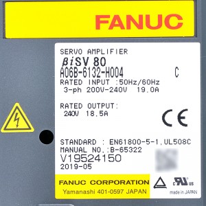 Fanuc itwara A06B-6132-H004 Fanuc BiSV 80 servo