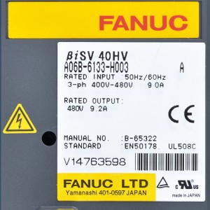 Fanuc veturas A06B-6133-H003 Fanuc servoamplifilo BiSV 20HV