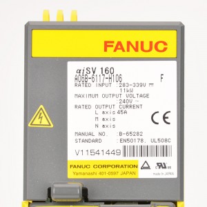 Fanuc diskai A06B-6117-H106 F Fanuc servo stiprintuvas aiSV 160