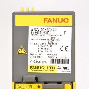 Приводи Fanuc A06B-6117-H303 F Сервопідсилювач Fanuc aiSV 20/20/20