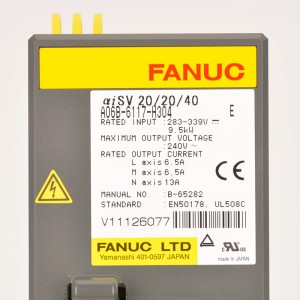 Fanuc ड्राइभ A06B-6117-H304 E Fanuc aiSV 20/20/40 सर्वो एम्पलीफायर