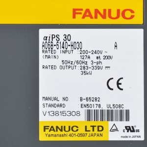 Fanuc ڊرائيو A06B-6140-H030 A Fanuc αiPS 30 پاور سپلائي