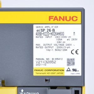 درایوهای Fanuc A06B-6220-H026#H600 M Fanuc αiSP 26-B اسپیندل آمپلی فایر سروو