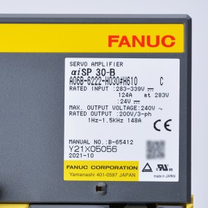 Прывады Fanuc A06B-6222-H030#H610 C Сервуўзмацняльнік шпіндзеля Fanuc αiSP 30-B