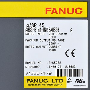 Unidades Fanuc A06B-6141-H045#H580 Fanuc αiSP 45