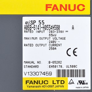 Unidades Fanuc A06B-6141-H055#H580 Fanuc αiSP 55