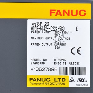 Fanuc drive A06B-6142-H022#H580 Fanuc αiSP 22