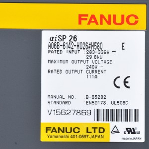 Unidades Fanuc A06B-6142-H026#H580 Fanuc αiSP 26